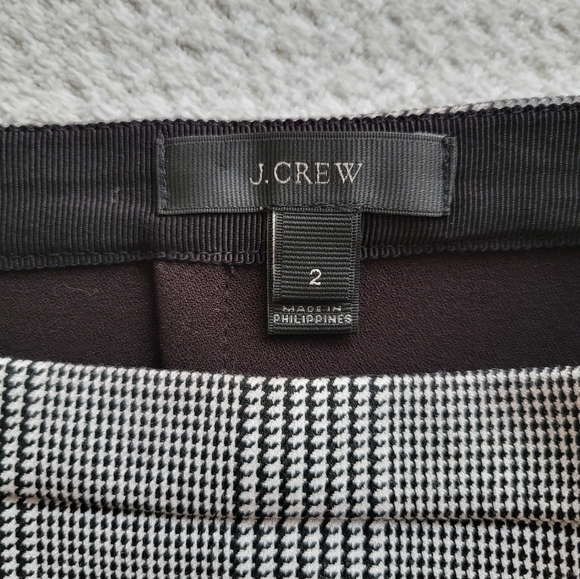 J. Crew Plaid fit & flare skirt, size 2 - Picture 5 of 8